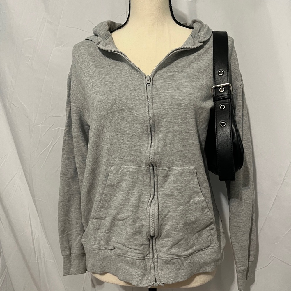 Gray Women's Hoodie Jacket
